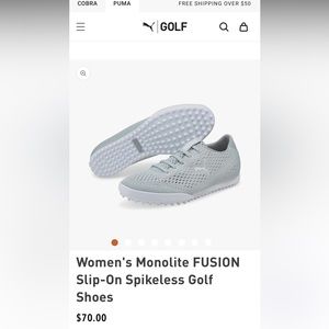 Puma Mesh Monolite Women’s Golf Shoe Size 10
